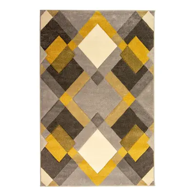 Žlutý/šedý koberec 120x170 cm Nimbus – Flair Rugs