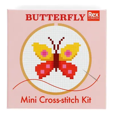 Kreativní sada Cross-stitch Kit Butterfly – Rex London