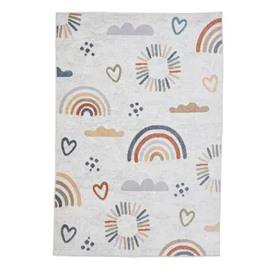 Krémový dětský koberec 80x150 cm Vida Kids Rainbow – Think Rugs