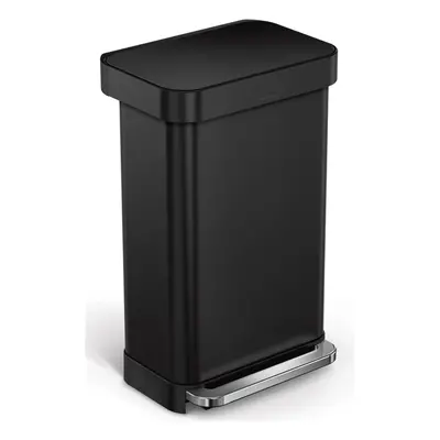 Pedálový ocelový odpadkový koš 45 l – simplehuman