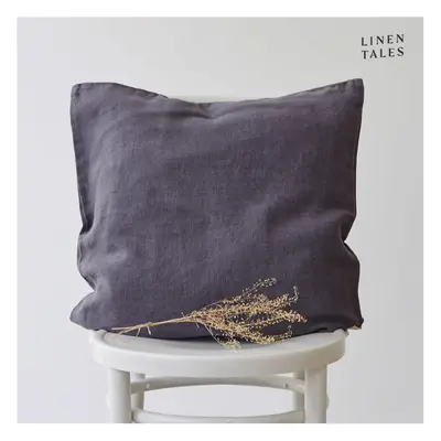 Lněný povlak na polštář 50x50 cm Dark Grey – Linen Tales