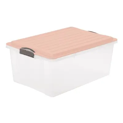 Plastový úložný box s víkem Compact – Rotho