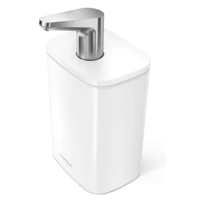 Bílý ocelový dávkovač mýdla 473 ml Pulse – simplehuman