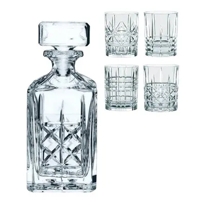 Set karafy a 4 sklenic na whisky z křišťálového skla Nachtmann Highland Whisky Set