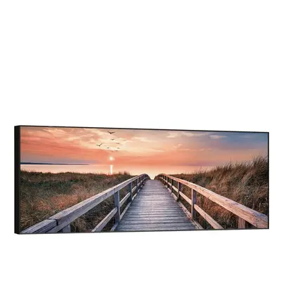 Obraz 150x60 cm Beach Footbridge