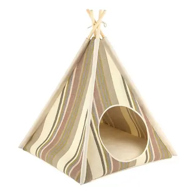 Béžový teepee stan pro domácího mazlíčka 63x63 cm Cozy Cove Seacost – P.L.A.Y.