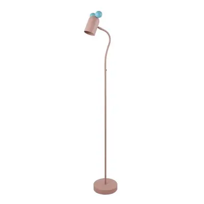 Světle modro-růžová stojací lampa s kovovým stínidlem (výška 133,5 cm) Mouse – GTV