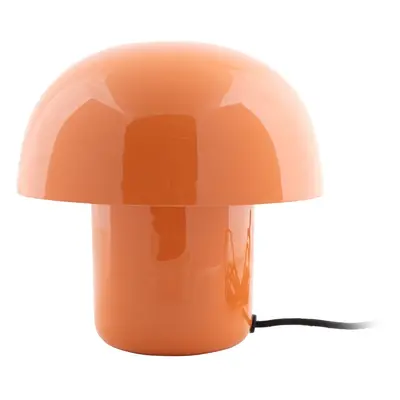 Oranžová stolní lampa s kovovým stínidlem (výška 20 cm) Fat Mushroom – Leitmotiv