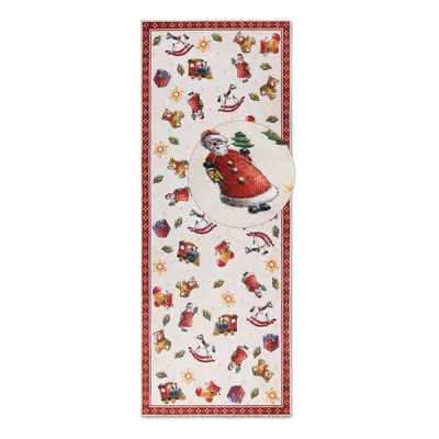 Červený běhoun s vánočním motivem 80x200 cm Red Christmas – Villeroy&Boch