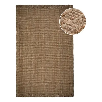 Hnědý jutový koberec Flair Rugs Jute, 120 x 170 cm