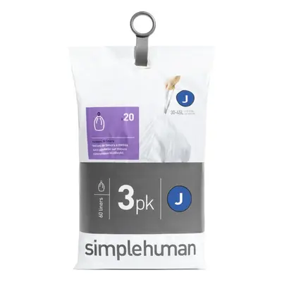 Pytle na odpadky 60 ks 45 l J - simplehuman