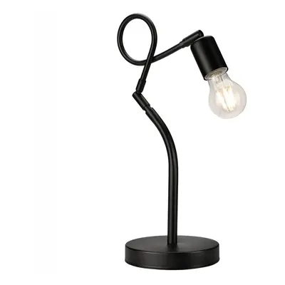 Černá stolní lampa, výška 42 cm Harry – LAMKUR