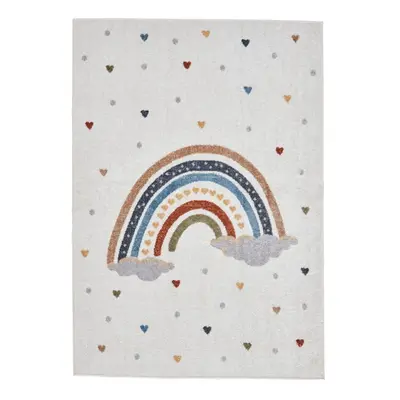 Krémový dětský koberec 120x170 cm Vida Rainbow – Think Rugs