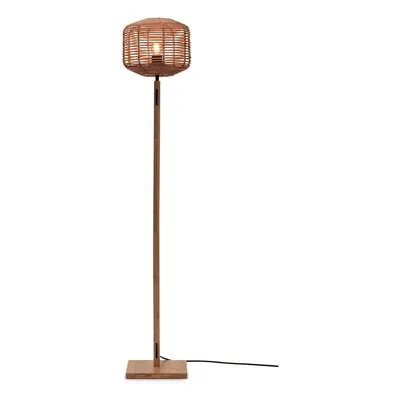 Stojací lampa s ratanovým stínidlem v přírodní barvě (výška 130 cm) Tanami – Good&Mojo