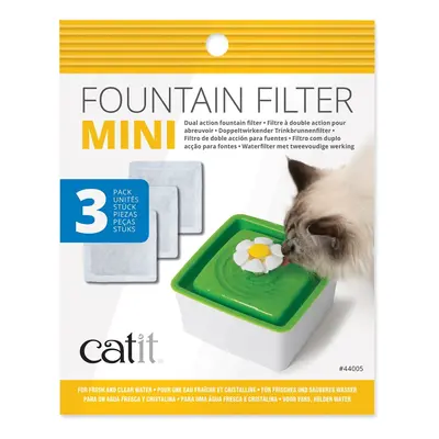 Filtry do vodní fontány pro kočku v sadě 3 ks Catit Mini Flower – Plaček Pet Products