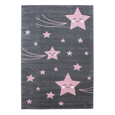 Růžovo-šedý dětský koberec 140x200 cm Kids – Ayyildiz Carpets