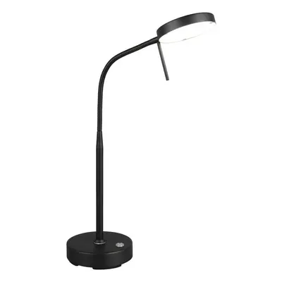 Černá LED stolní lampa (výška 45 cm) Moreno – Trio