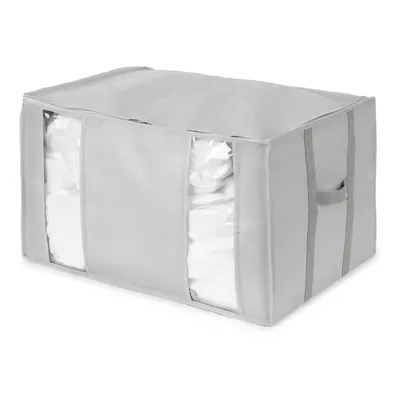 Vakuový vyztužený látkový úložný box na oblečení 56x42x33 cm Granit – Compactor