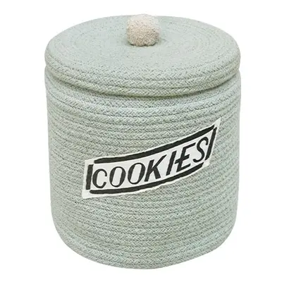 Světle modrý látkový dětský koš na hračky ø 20x26 cm Cookie Jar – Lorena Canals