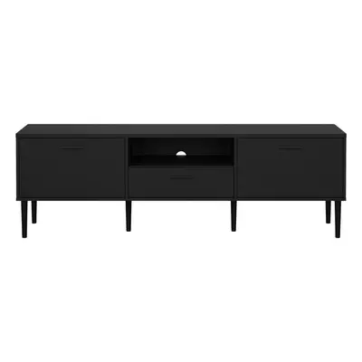 Černý TV stolek 177x57 cm Media – Tvilum