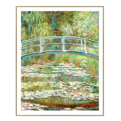 Obraz 40x50 cm Monet: Japanese Footbridge