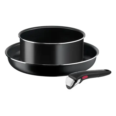 Hliníková sada nádobí 3 ks Ingenio Easy Cook & Clean Black – Tefal