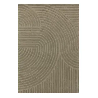 Khaki vlněný koberec 160x230 cm Hague – Asiatic Carpets