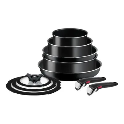 Hliníková sada nádobí 10 ks INGENIO EASY COOK & CLEAN BLAC L1549042 – Tefal