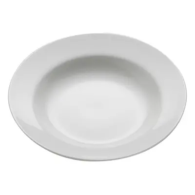 Bílý porcelánový talíř na polévku Maxwell & Williams Basic Bistro, ø 22,5 cm