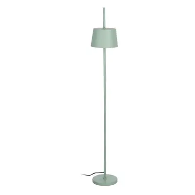 Stojací lampa v mentolové barvě s kovovým stínidlem (výška 150 cm) – Ixia