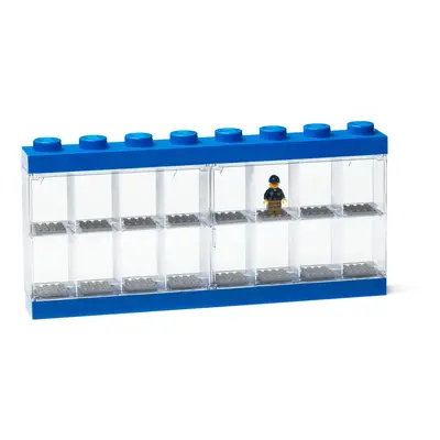 Modrá sběratelská skříňka na 16 minifigurek LEGO®