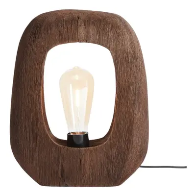 Hnědá stolní lampa (výška 30 cm) Kelafo – Light & Living