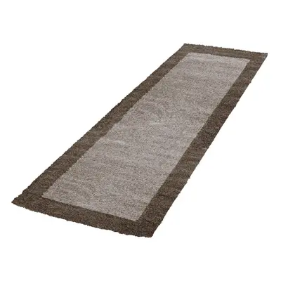 Hnědý běhoun 80x250 cm Life – Ayyildiz Carpets