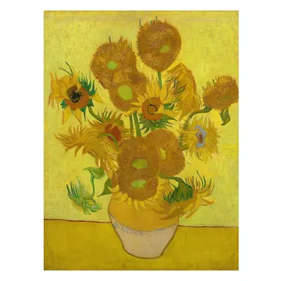 Obraz - reprodukce 30x40 cm Sunflowers, Vincent van Gogh – Fedkolor