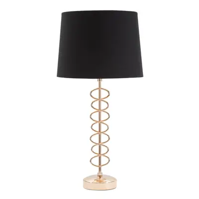 Černá stolní lampa Mauro Ferretti X, ø 30 cm