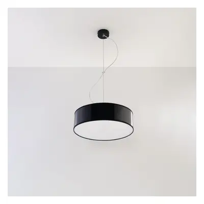 Černé závěsné svítidlo ø 35 cm Atis – Nice Lamps