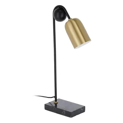 Stolní lampa v černo-zlaté barvě (výška 60 cm) Natsumi – Kave Home