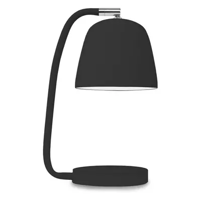 Černá stolní lampa s kovovým stínidlem (výška 28 cm) Newport – it's about RoMi