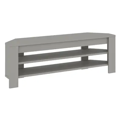 Šedý TV stolek v dekoru dubu 120x40x30 cm Corner – Kalune Design