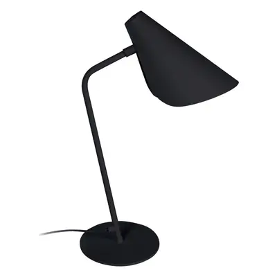 Černá stolní lampa SULION Lisboa, výška 45 cm