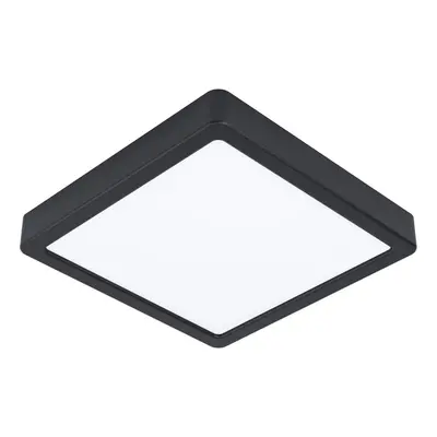 Černé LED stropní svítidlo 21x21 cm FUEVA 5 – EGLO