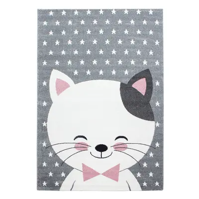 Růžovo-šedý dětský koberec 160x230 cm Kids – Ayyildiz Carpets