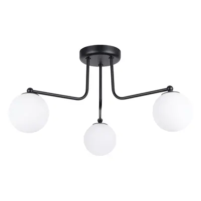 Černobílé stropní svítidlo Beam – Nice Lamps