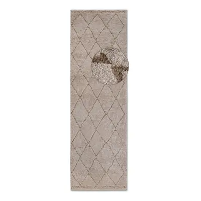 Béžový běhoun 80x240 cm Perrotin Beige – Elle Decoration