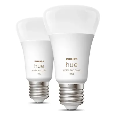 LED smart žárovky v sadě 2 ks E27, 11 W White and color ambiance – Philips Hue