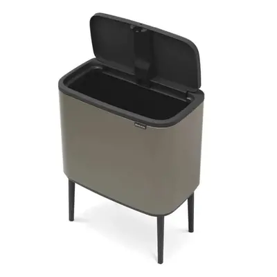 Šedý dotykový ocelový odpadkový koš 36 l Bo Touch Bin – Brabantia