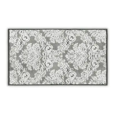 Šedý bavlněný ručník 33x33 cm Damask – Foutastic