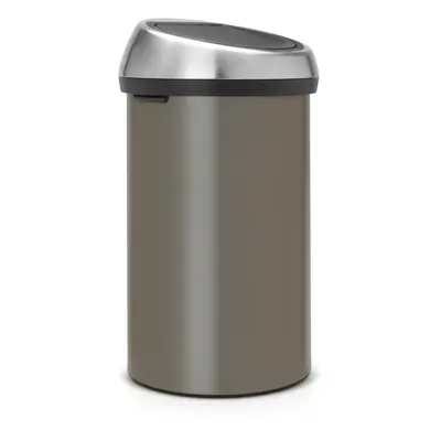 Šedý dotykový ocelový odpadkový koš 60 l Touch Bin – Brabantia