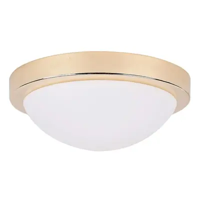 Stropní svítidlo ve zlaté barvě se skleněným stínidlem ø 28 cm Roda – Candellux Lighting