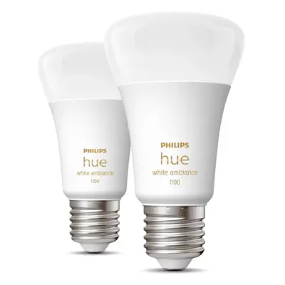 LED smart žárovky v sadě 2 ks E27, 11 W White ambiance – Philips Hue